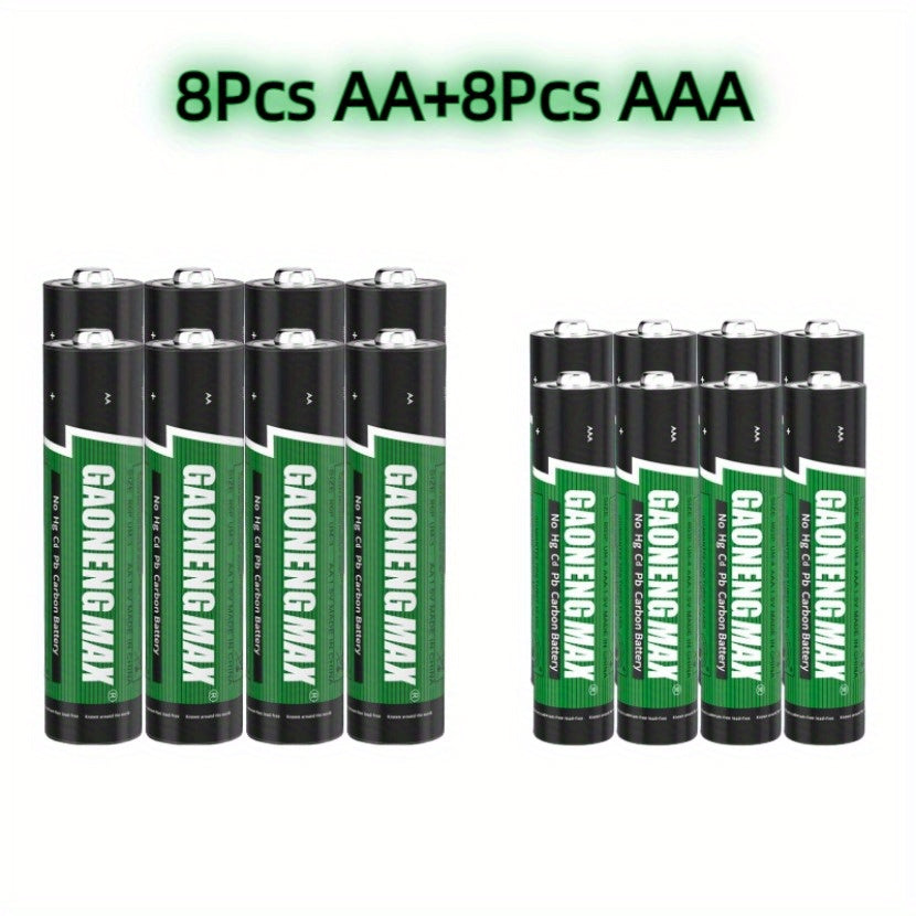 AA and AAA Alkaline Batteries: Ideal for Flashlights, Toys, Remote Controls, and Long-Lasting Power.