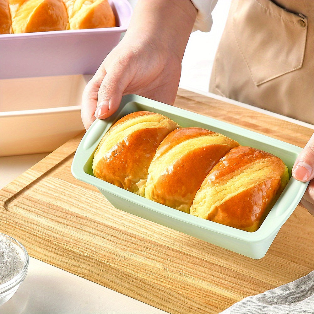 Silicone Loaf Pan - Perfect for Baking Bread and Making Toast, Non-Stick Bakeware for Oven, Kitchen Accessories and Baking Tools