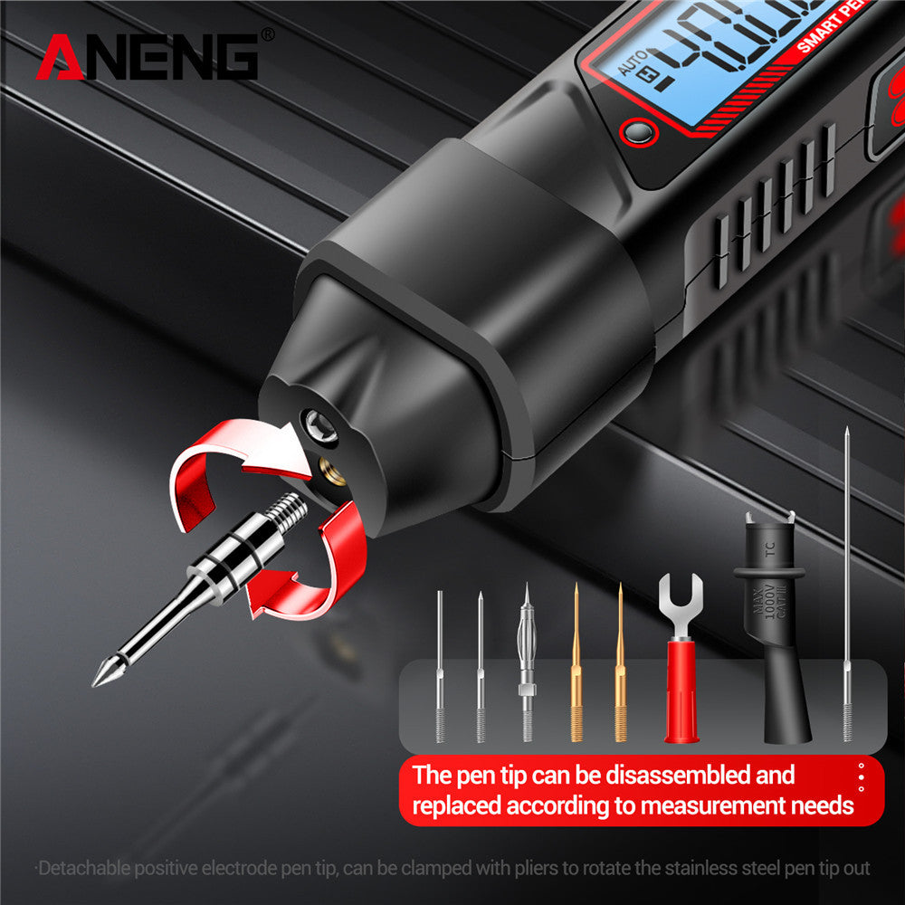 ANENG A3006 High-Precision Digital Multimeter Pen with Voltage, Current, Resistance & Diode Measurements, Large LCD Display, Battery Operated (AAA) - Perfect for Electrical Troubleshooting