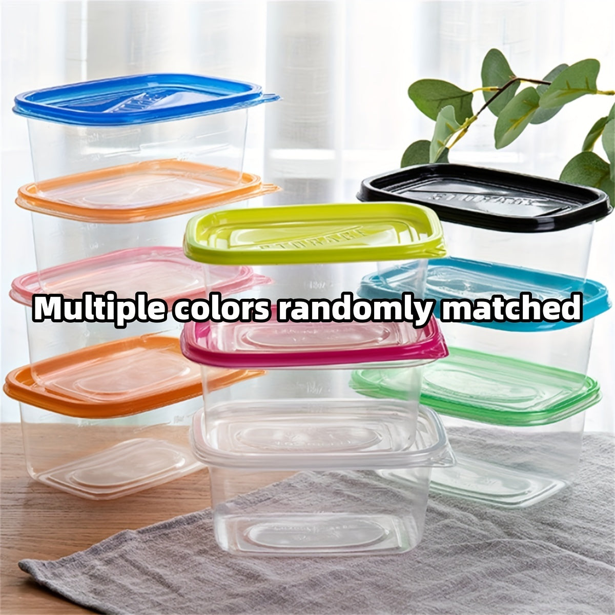 10 pieces of rectangular, high-grade disposable lunch boxes perfect for food packing. These stackable and reusable storage containers are ideal for storing grains, meat, fruits, vegetables, melaleuca cake, and fruit fishing. They are perfect for kitchen