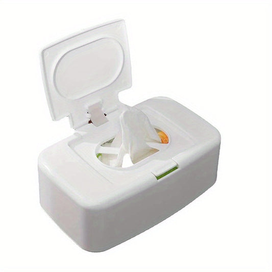 Container for Portable Wet Tissues and Wipes, Dispenser for Wipes, Holder for Napkins, Storage Box for Wipes