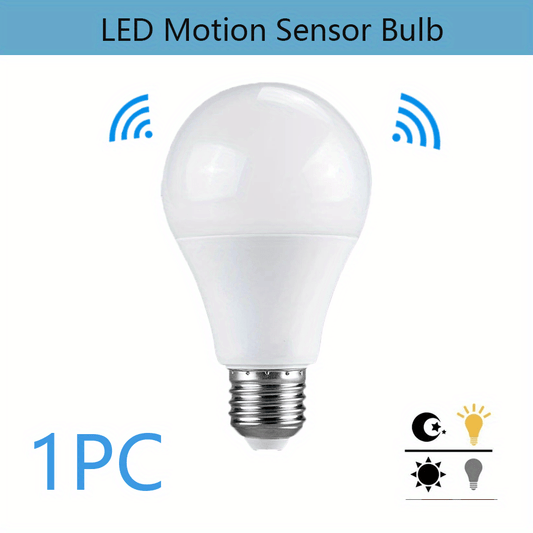 1pc LED Bulb E27 18W with motion sensor for indoor lighting