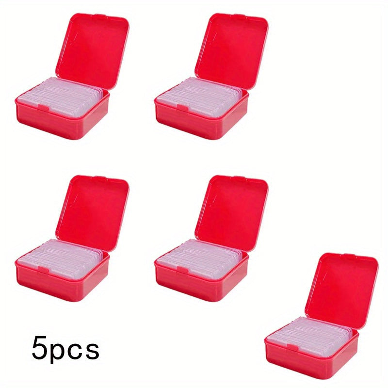 5 Boxes of 300pcs Reusable Double Sided Nano Tape for Household use.