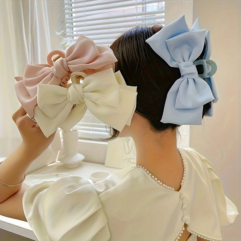 Big Bow Hair Clip suitable for teen girls, gifts, and parties.