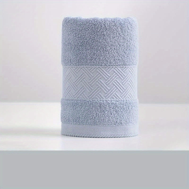 LattBy Ultra-Soft Cotton Face Towel - Absorbent, Gentle on Skin Hand & Bathroom Towel in Light Brown, Cream, Pink, Blue, LATTBY