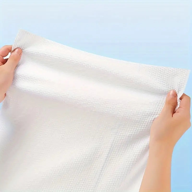 Indulgent Disposable Bath Towels in 1, 2, or 5 Packs - Extra Large 69.85x139.7cm Size, made with Non-woven Fabric for a Silk-like Feel. These Towels are Moisture-Wicking and Gentle on the Skin, perfect for Travel, Gym, Barber Shops, and Spas. Each Towel