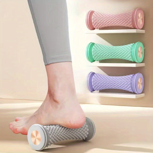 1pc PVC foot massager for muscle relaxation, yoga, arch support, and home exercise.