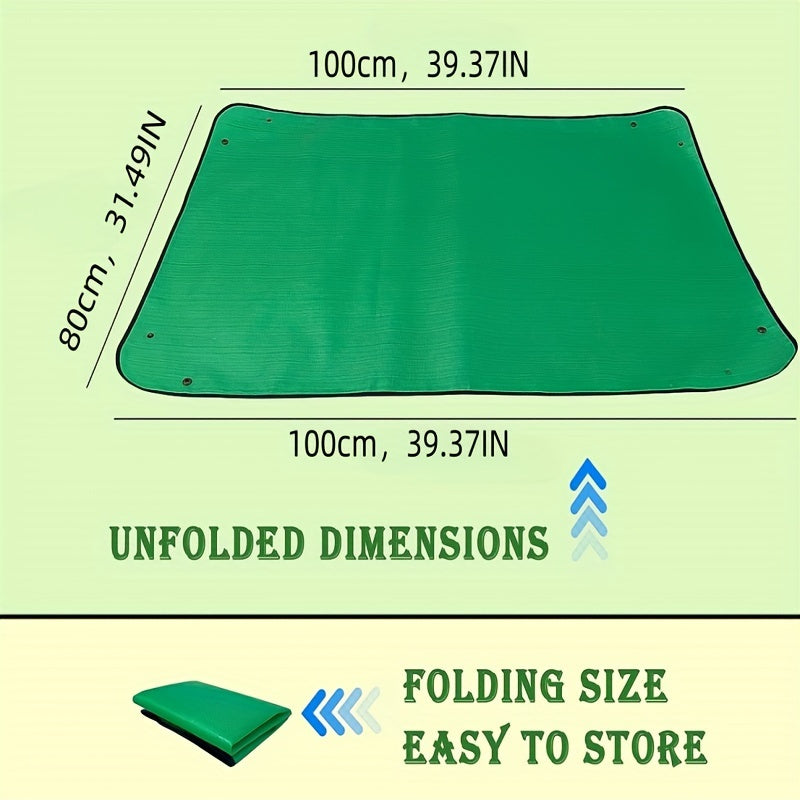 1 Large waterproof potting mat for indoor plant transplantation and minimizing mess. Foldable and portable, perfect for succulents and gardening.