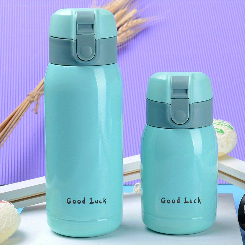 Insulated Water Bottle with Carry Strap made of Stainless Steel - Leakproof, Portable Travel Mug for Hot and Cold Drinks, Perfect for Outdoor Adventures & Halloween Presents.