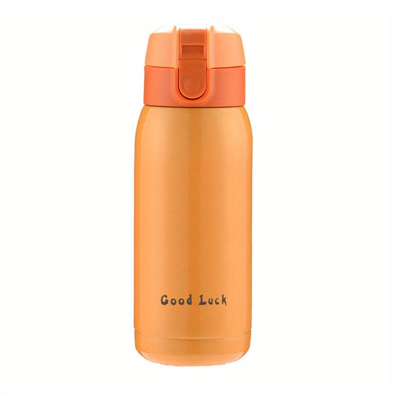 Insulated Water Bottle with Carry Strap made of Stainless Steel - Leakproof, Portable Travel Mug for Hot and Cold Drinks, Perfect for Outdoor Adventures & Halloween Presents.