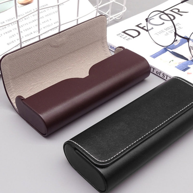 Handmade PU Fashion Glasses Case with Portability for Myopia and Sunglasses