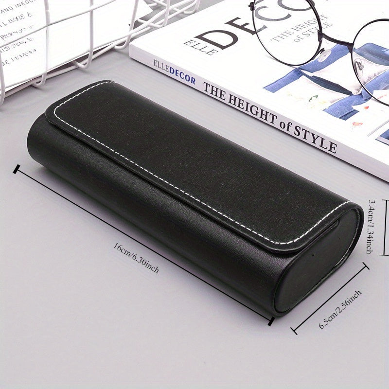 Handmade PU Fashion Glasses Case with Portability for Myopia and Sunglasses