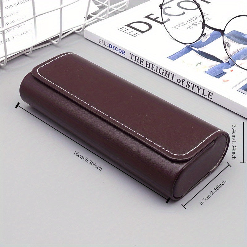 Handmade PU Fashion Glasses Case with Portability for Myopia and Sunglasses