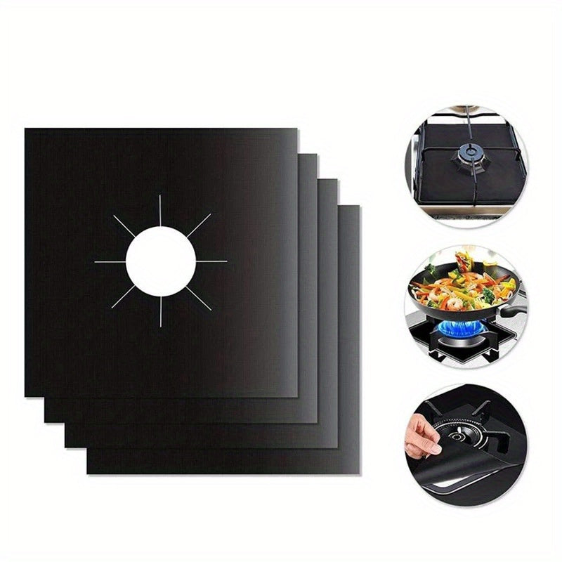 Mat for Gas Stove with High Temperature Stability, Non-toxic and Safe, Oil-proof, and Easy to Clean