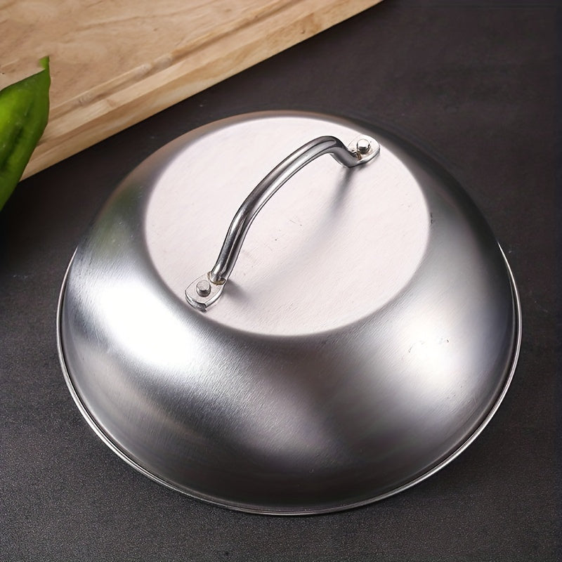 Handheld Premium Stainless Steel Steak Cover - Ideal for BBQs and Restaurants, 22.86cm Hemispherical Food Protector, Built to Last