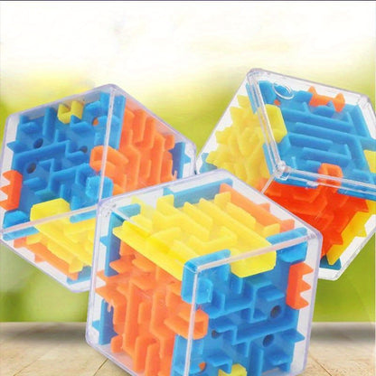 4-piece 3D maze puzzle toy for kids, educational and creative, great for birthday parties and classroom rewards.