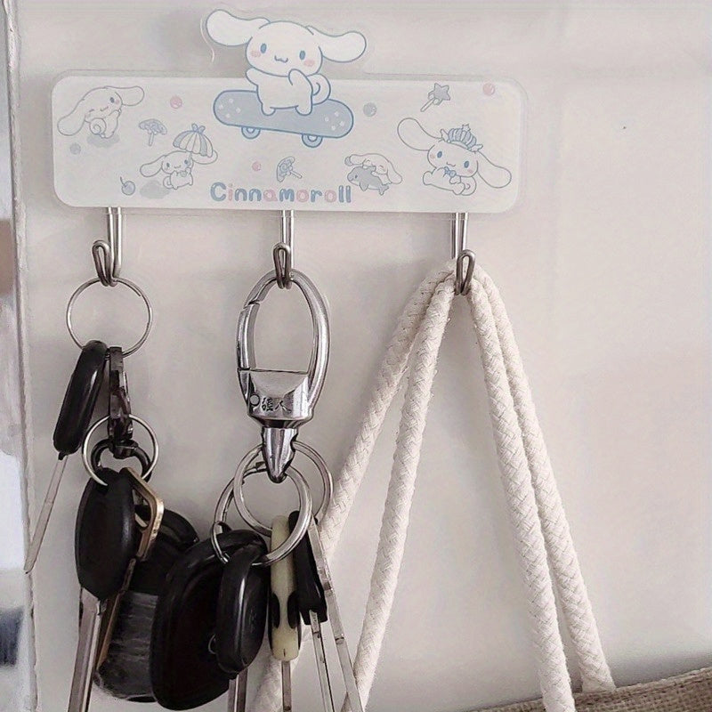 1pc Sanrio Hook with Cute Strong Adhesive for various uses in the home or office.