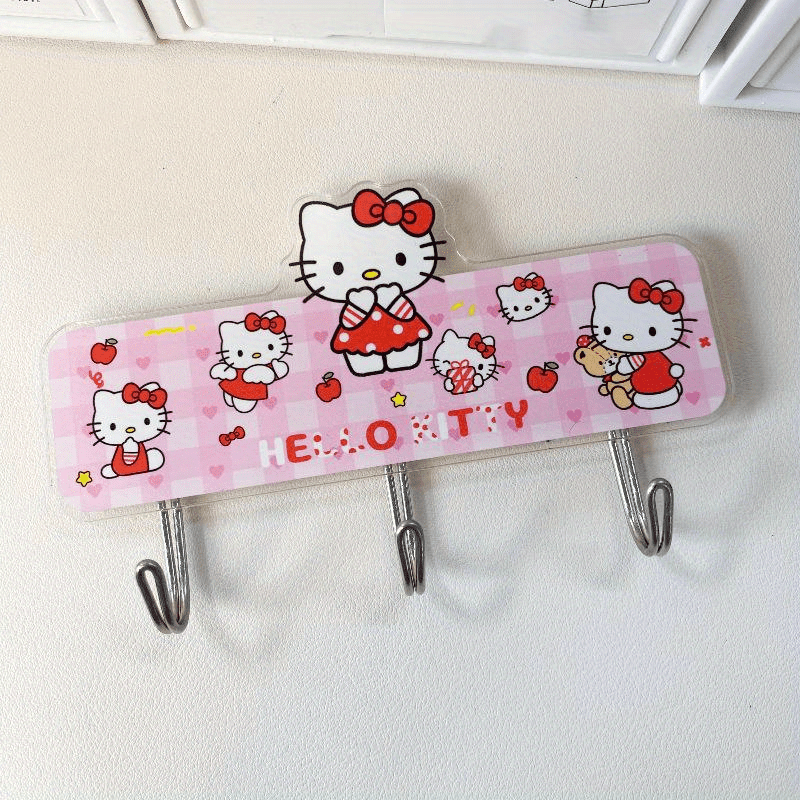 1pc Sanrio Hook with Cute Strong Adhesive for various uses in the home or office.