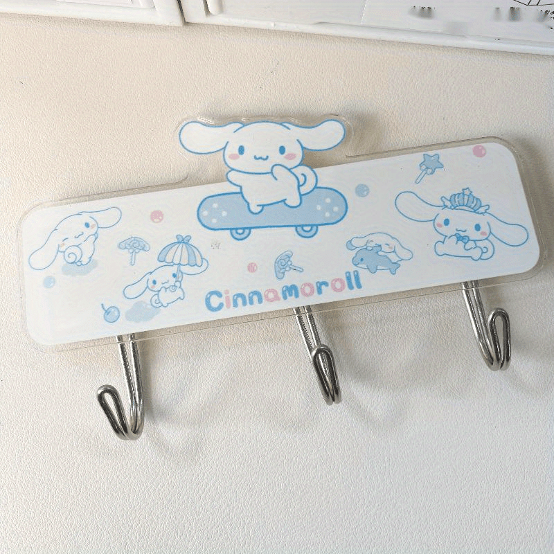 1pc Sanrio Hook with Cute Strong Adhesive for various uses in the home or office.