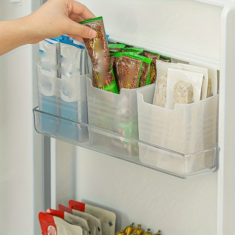 5-in-1 Storage Box for Refrigerator and Kitchen, keeps refrigerator and kitchen organized.