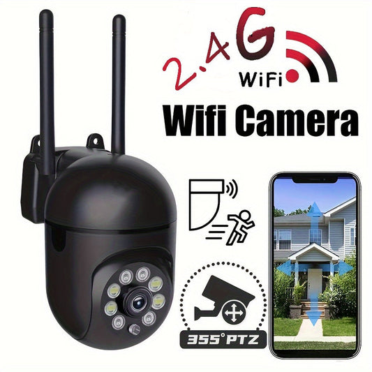 Get the best surveillance with the HD 1080p WIFI camera. This 355-degree Home Security Camera comes with intercom, remote high-definition night vision, and is suitable for both indoor and outdoor use (excluding rainwater and domestic water). Control it