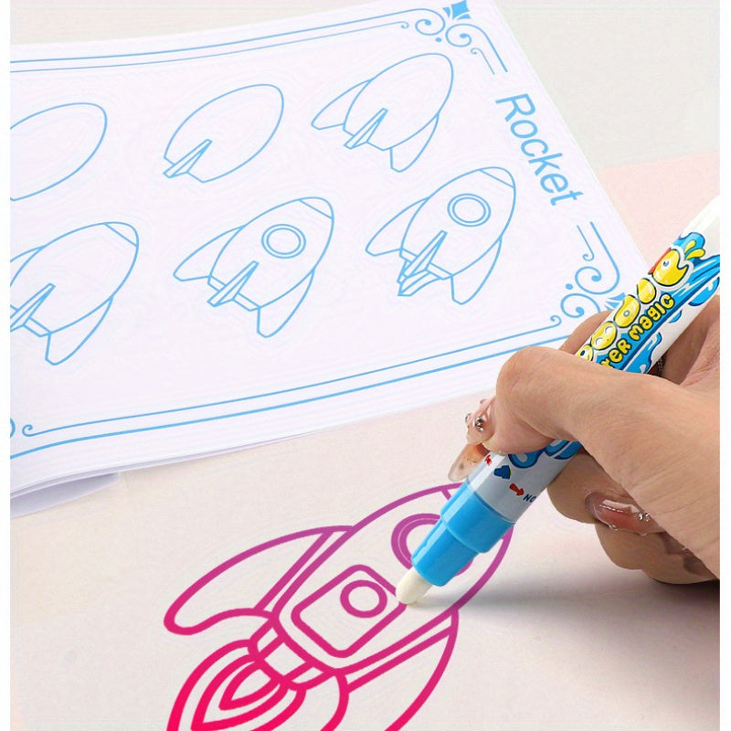 Children's Water Painting Cloth is an educational toy that magically transforms into a Painting Pad, Writing Board, Doodle platform, Water Painting Blanket, and Painting Board, providing endless creative possibilities for children.