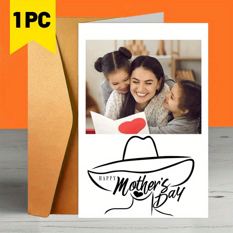 Personalized Mother's Day Card featuring your photo, a perfect gift for Mom from her daughter or son. Show your love and appreciation with this unique Mother's Day gift idea. Includes gift cards and thank you cards.