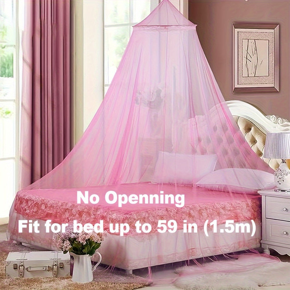 Transform your bed with the elegant dome mosquito net canopy. This multifunctional accessory is suitable for all bed sizes and is easy to install. Ideal for both home and camping use, it provides stylish protection from pesky insects.