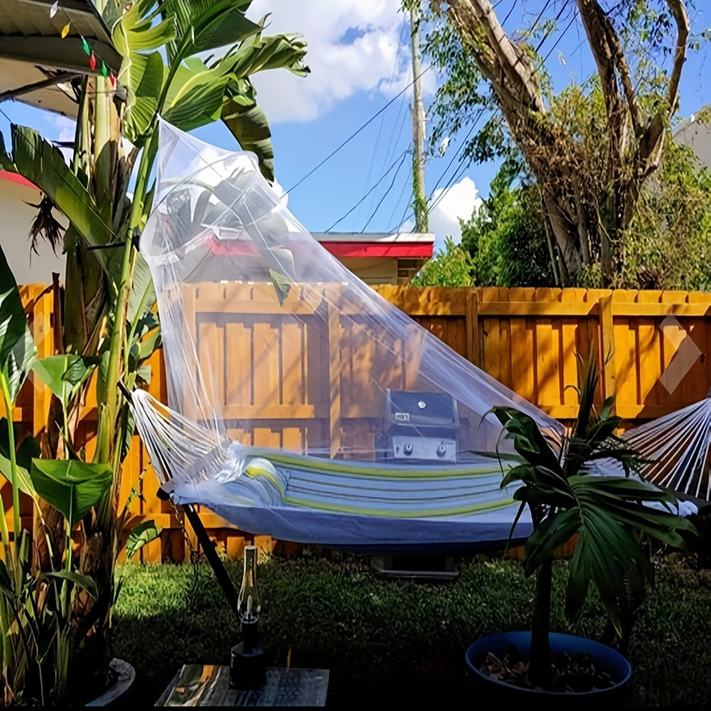 Transform your bed with the elegant dome mosquito net canopy. This multifunctional accessory is suitable for all bed sizes and is easy to install. Ideal for both home and camping use, it provides stylish protection from pesky insects.