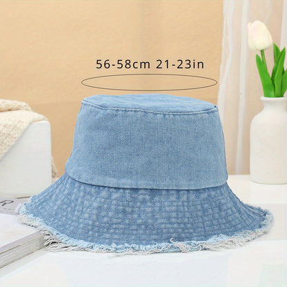 2024 New Spring/Summer Fisherman Hat, Sun Hat, Casual and Fashionable, Travel-friendly, UV Protection.