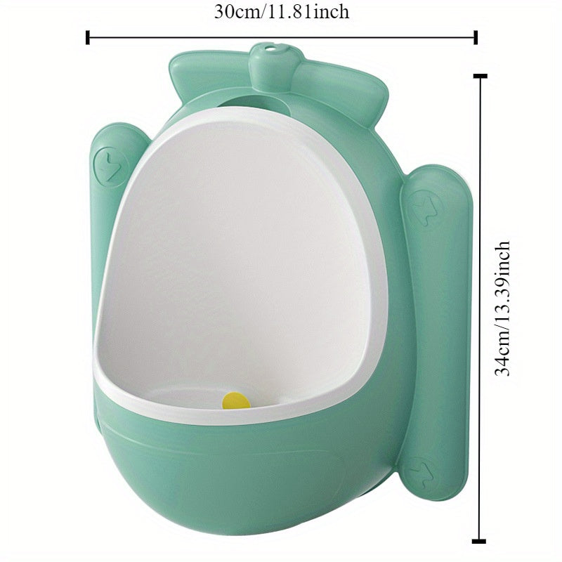 Wall-Mounted Urinal in the Shape of a Frog - Perfect Training Potty for Boys with Generous Capacity and Simple Installation - Ideal for Kids Aged 6 to 8 - Made from Safe and Long-Lasting Materials - Practical Bathroom Solution Imported from China