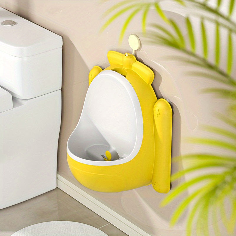 Wall-Mounted Urinal in the Shape of a Frog - Perfect Training Potty for Boys with Generous Capacity and Simple Installation - Ideal for Kids Aged 6 to 8 - Made from Safe and Long-Lasting Materials - Practical Bathroom Solution Imported from China