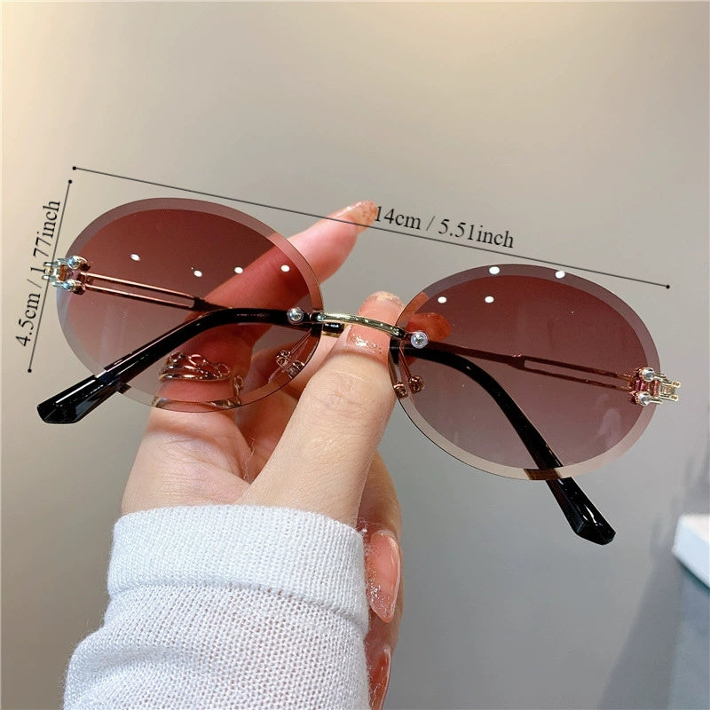 Fashionable Women's Gradient Sporty Sunglasses, Durable Plastic Frame for Running & Outdoor Activities