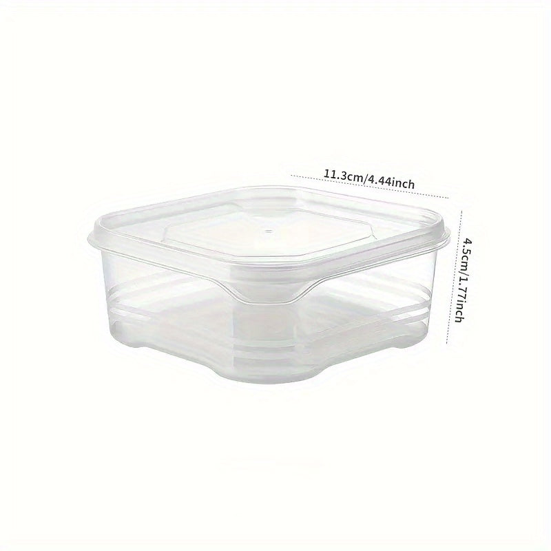 Durable ABS Stackable Freezer Storage Containers in Sets of 10, 15, and 20 - Sealed for Preserving Meat and Ice Cream