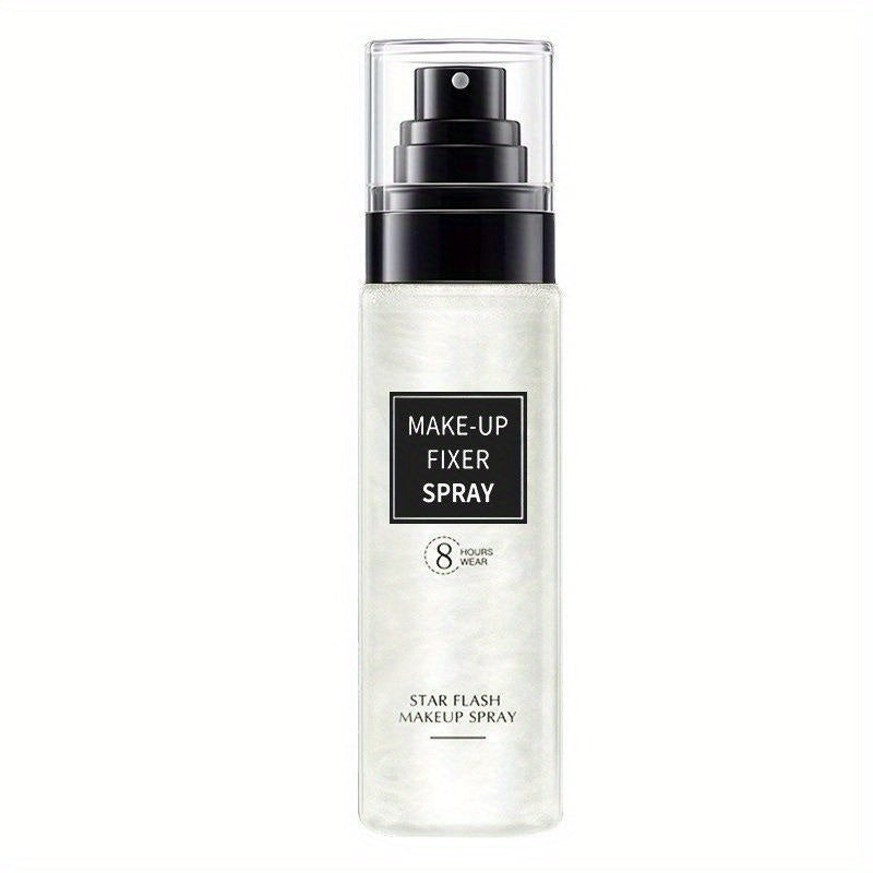 Star Flash Quicksand Makeup Setting Spray - 100ml/3.4oz, Long-lasting, Oil-control, Waterproof, Sweatproof, Natural Finish.