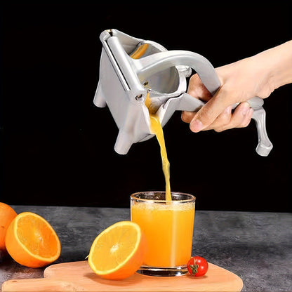 Upgrade your kitchen with this multifunctional citrus juicer! This manual juicer can easily squeeze oranges, pomegranates, and lemons, making it a perfect addition to your small household. Portable and easy to use, this fruit press will elevate your