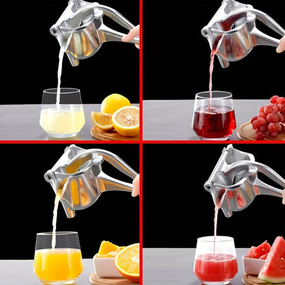 Upgrade your kitchen with this multifunctional citrus juicer! This manual juicer can easily squeeze oranges, pomegranates, and lemons, making it a perfect addition to your small household. Portable and easy to use, this fruit press will elevate your