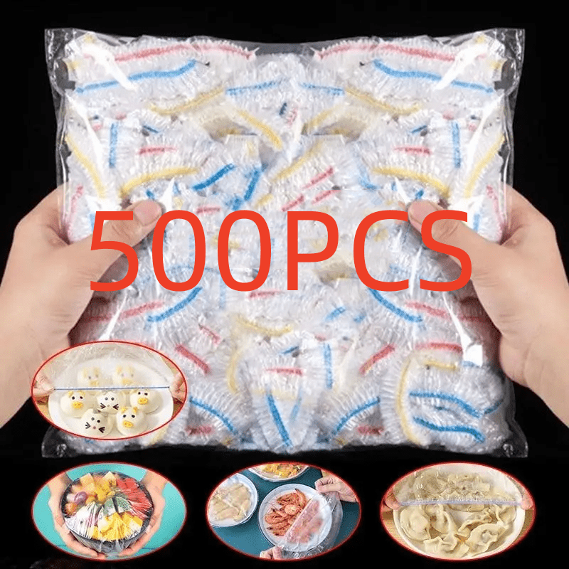 Kitchen Accessories: Colorful Saran Wrap Disposable Food Grade Plastic Bags for Keeping Fruit Fresh