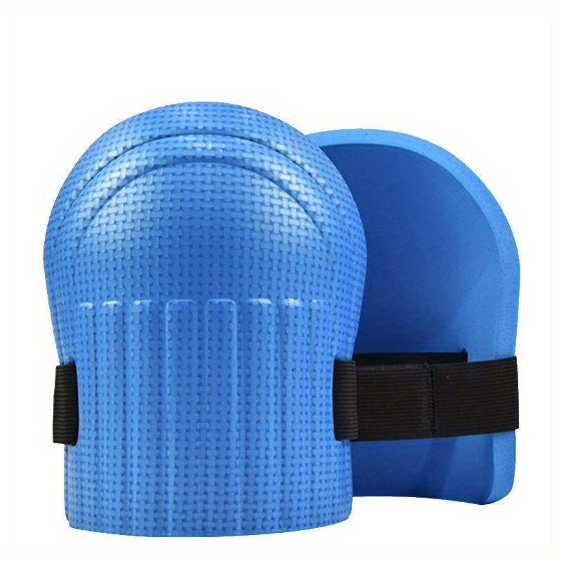 2 foam knee pads for gardening, cleaning, and sports, offer comfort.