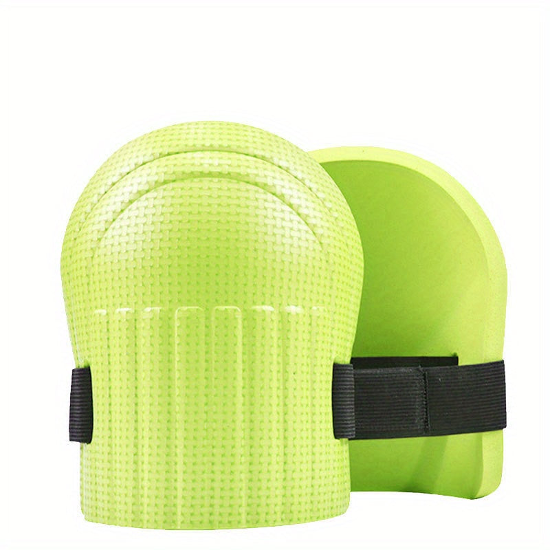 2 foam knee pads for gardening, cleaning, and sports, offer comfort.