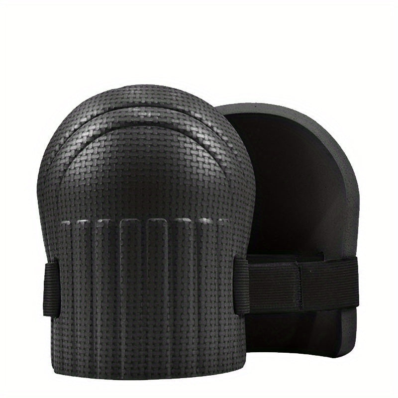 2 foam knee pads for gardening, cleaning, and sports, offer comfort.