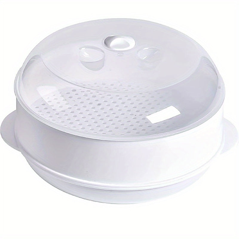 The Durable PS Kitchen Cooker is a versatile microwave steamer that is perfect for cooking vegetables, rice, and fish.