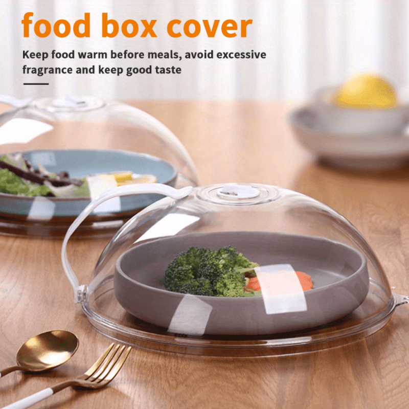 Set of 1/2/3 Professional Microwave Plate Food Guard Lids - Features Heat Resistance, Convenient Handle, Dishwasher Safe, and More!