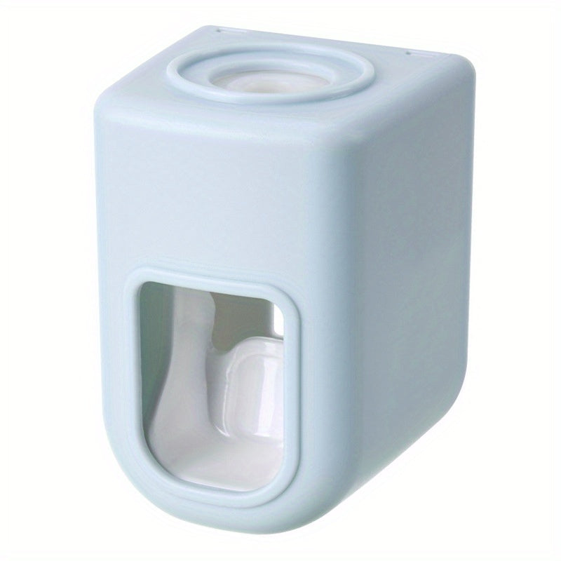 Automatic toothpaste dispenser with wall mount, waterproof toothbrush holder.