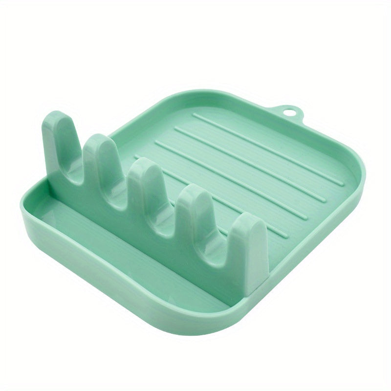 Durable Plastic Kitchen Organizer for Utensils - Holds Spoons, Spatulas, and Chopsticks | Versatile Silicone Design, No Power Required