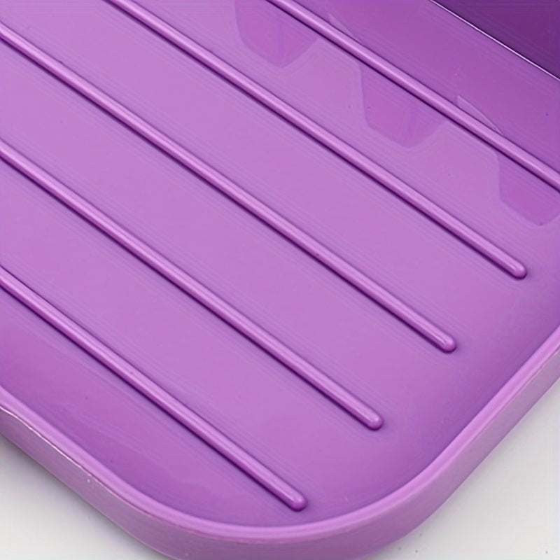 Durable Plastic Kitchen Organizer for Utensils - Holds Spoons, Spatulas, and Chopsticks | Versatile Silicone Design, No Power Required