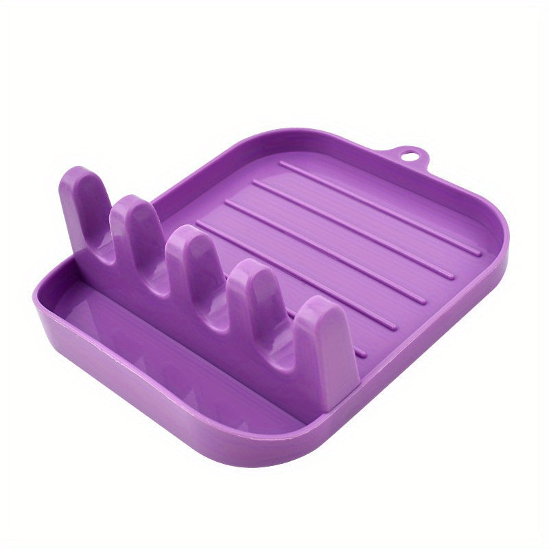 Durable Plastic Kitchen Organizer for Utensils - Holds Spoons, Spatulas, and Chopsticks | Versatile Silicone Design, No Power Required