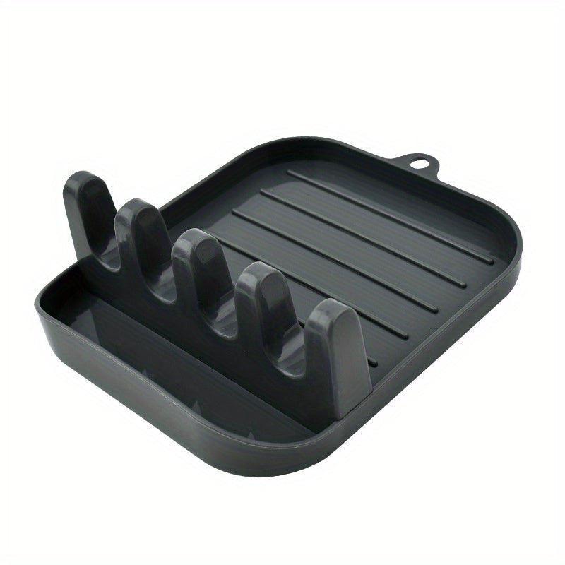 Durable Plastic Kitchen Organizer for Utensils - Holds Spoons, Spatulas, and Chopsticks | Versatile Silicone Design, No Power Required