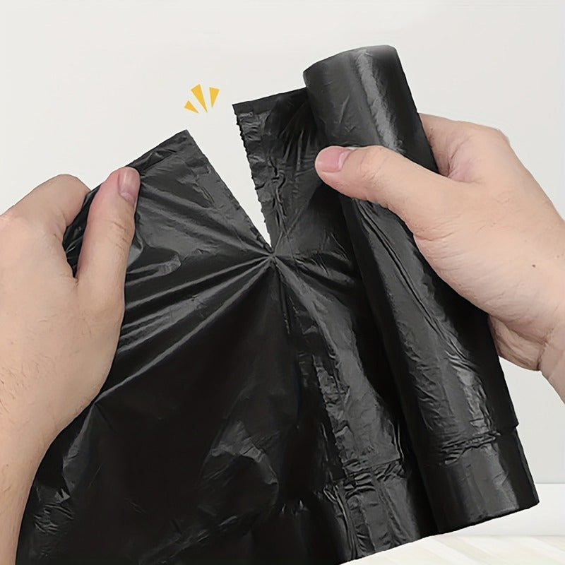 Thick drawstring garbage bags designed for home use, perfect for bathrooms, disposable trash bags, kitchen storage pouches, and plastic bags great for cleaning in kitchens, offices, and restaurants.