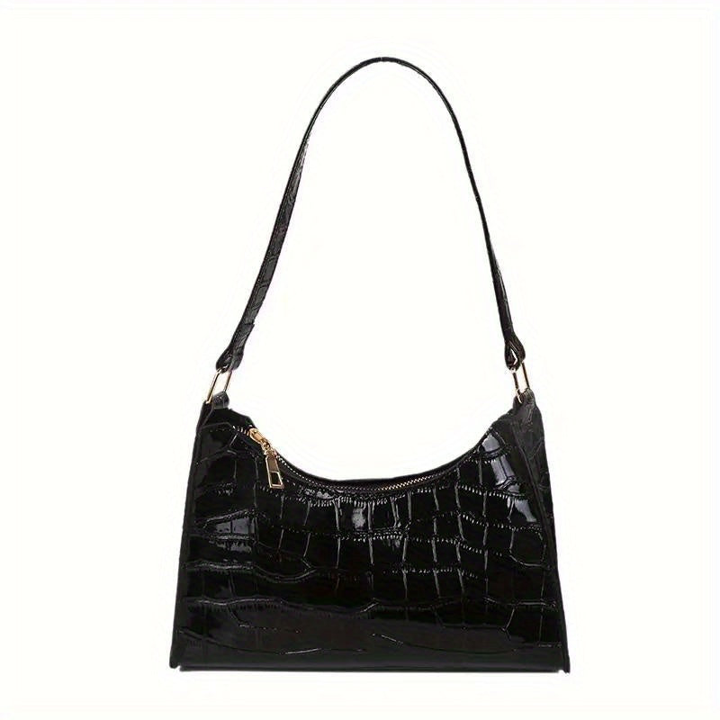 Stylish Stone Pattern Handbag, Modern Mommy Tote Bag, Chic Handbag